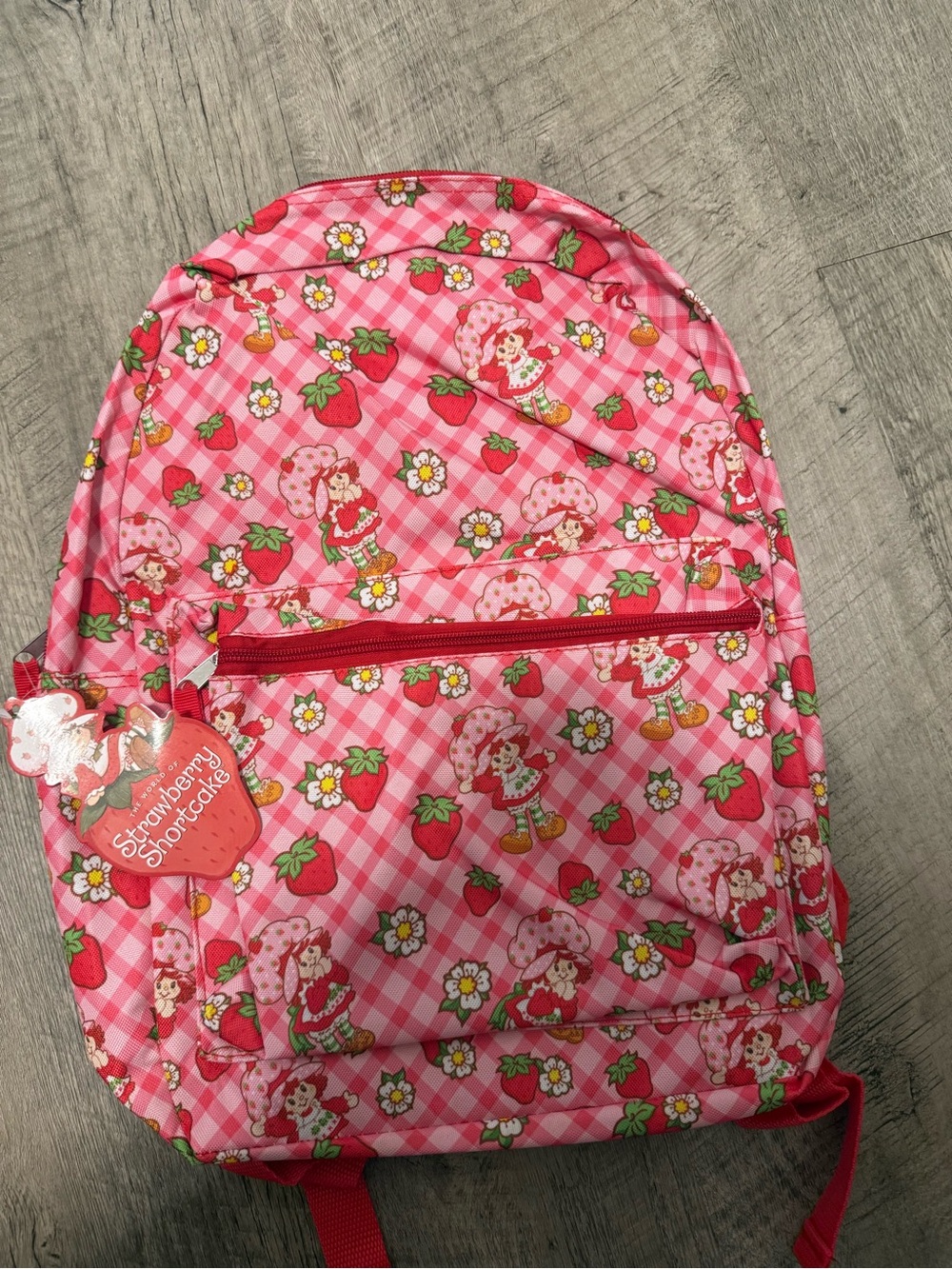 Strawberry Shortcake Pink Kids Backpack
